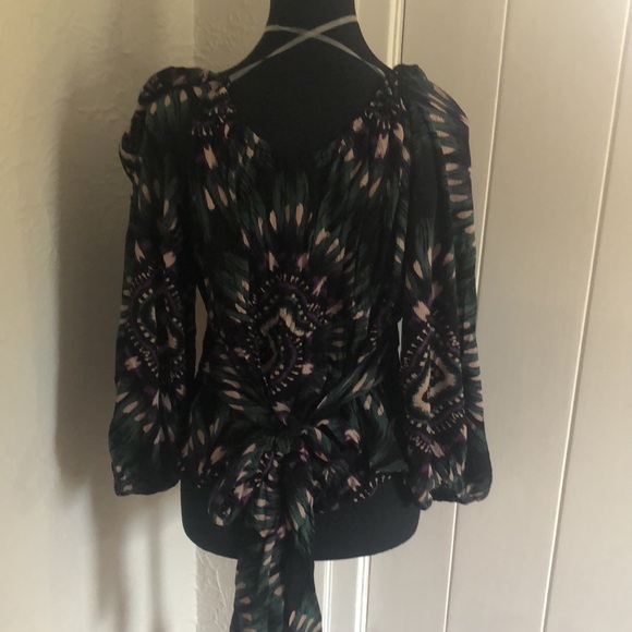 Ladies Reitmans Sweetheart Long Sleeve Tie at Waist Top - Size XXL - Picture 4 of 7